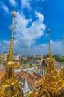 Spires Temple Loha Prasat, Wat Ratchanatdaram, Worawihan, Bangkok, Thailand. Art Print